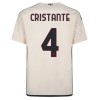 Camiseta de fútbol AS Roma Cristante 4 Segunda Equipación 23-24 - Hombre